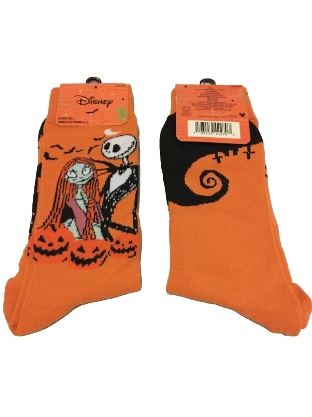 4/$25 Tim Burton Nightmare Before Christmas Halloween Socks New